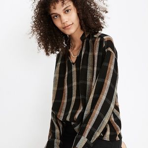 Madewell Highroad Poper Shirt in Lessing Plaid Size Small